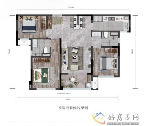 中南紫云集户型图平层99平米3室2厅2卫