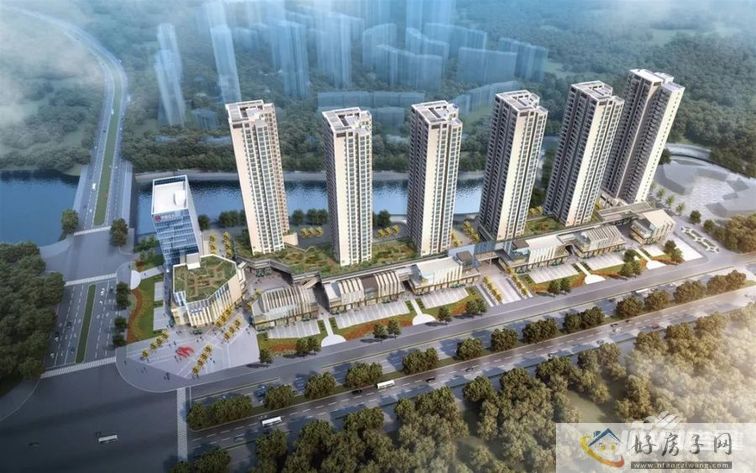 远大观山荟商街规划图楼栋排布